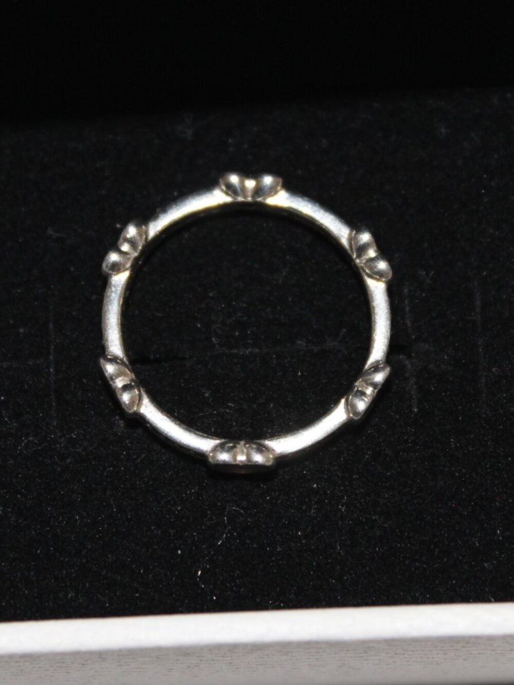 Pandora Radiant Sparkling Hearts Ring Sterling Silver Size 54 (7) - Picture 5 of 6